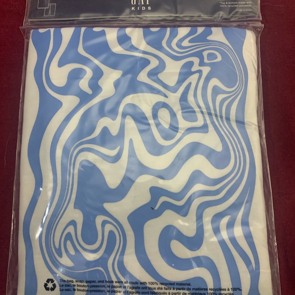 GAP Kids Blue and White Pajamas